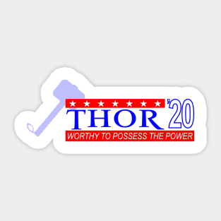 Thor Presidential Campaign Sticker